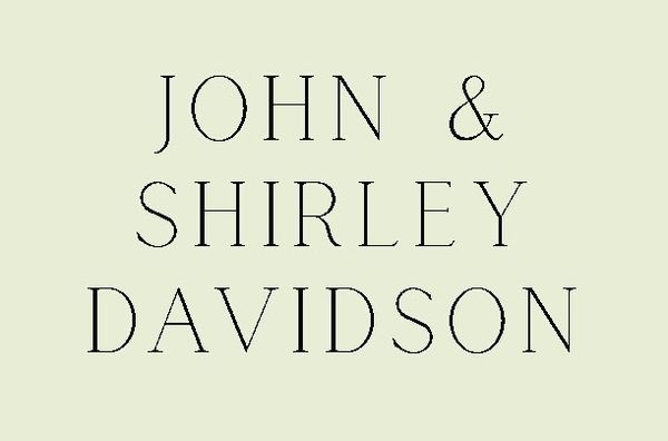 John and Shirley Davidson