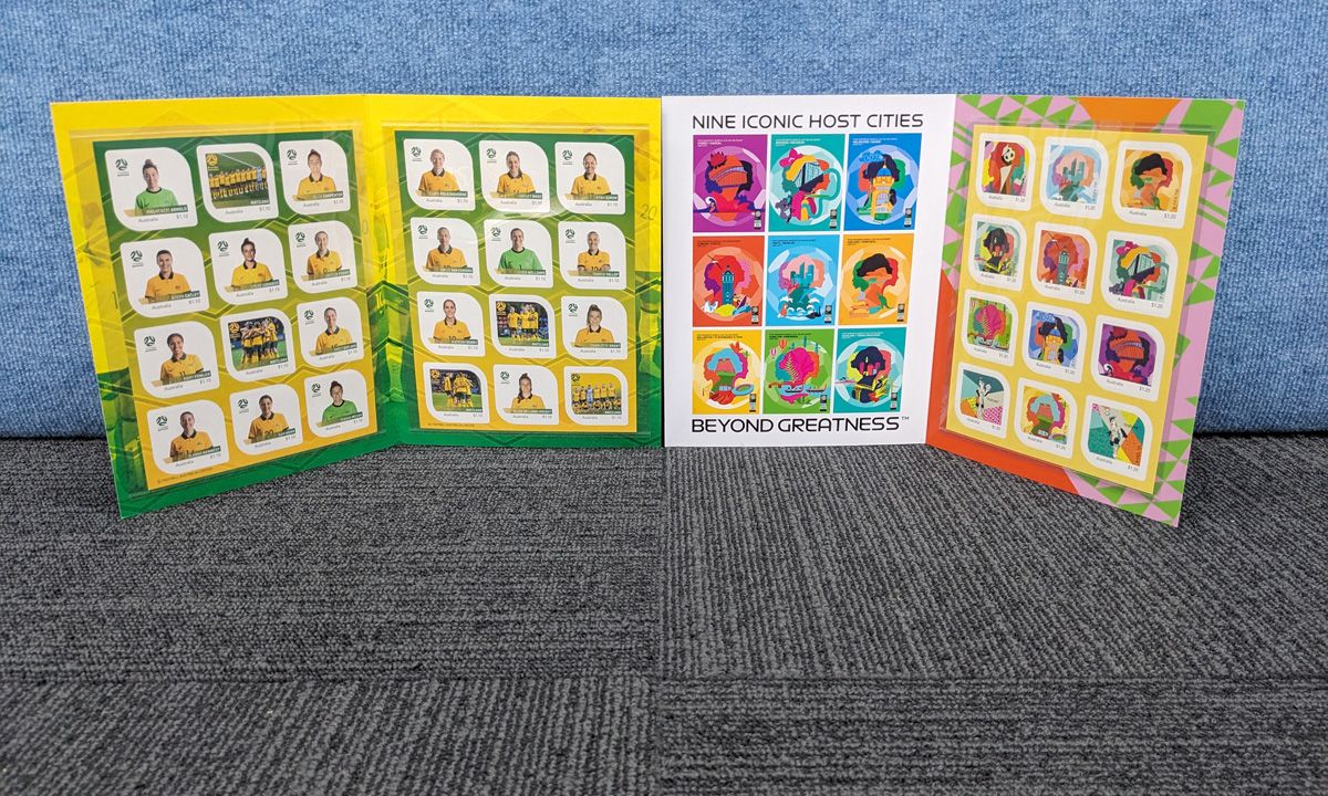 Matildas Stamp Packs: Players and Host Cities - Hero image
