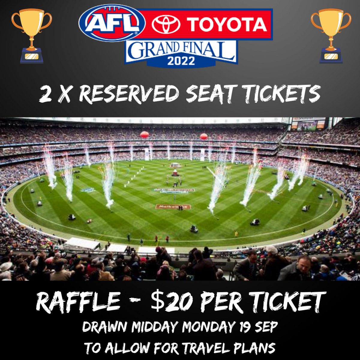 2022 AFL Grand Final Tickets x 2