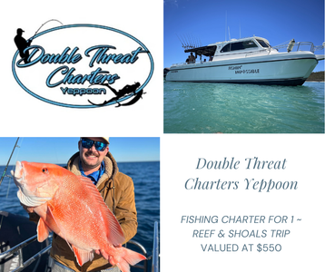 Double Threat Fishing Charters - All inclusive fishing charter for 1. - Hero Image