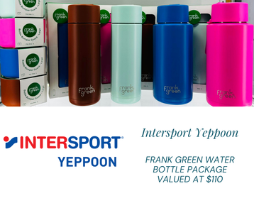 Intersport Frank Green Package and Jolt voucher - Hero Image