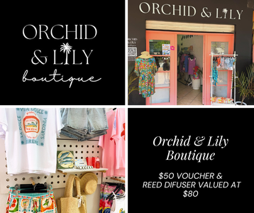 Orchard and Lily voucher and reed diffuser - Hero Image