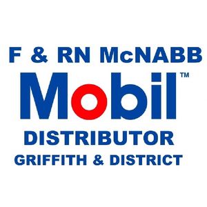 F & RN McNabb Mobil Griffith - Logo
