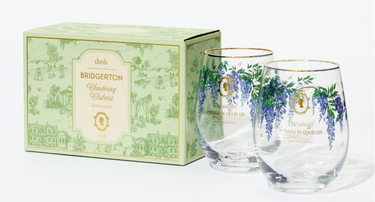 Dusk Bridgerton Limited Edition Wandering Wisteria Wine Glasses 2 Pack - Hero Image