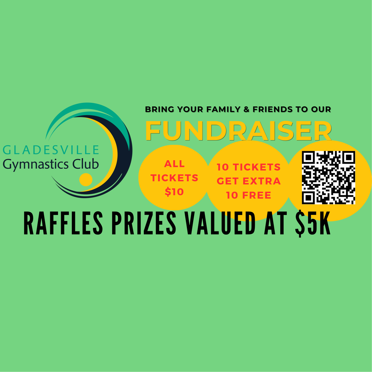 RaffleTix | Gladesville Gymnastics Club Major Annual Fundraiser ...