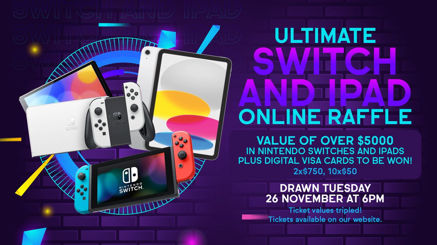 Ultimate Raffle RaffleTix | $5000+ Ultimate Switch & iPad Online Raffle - 26th November ...