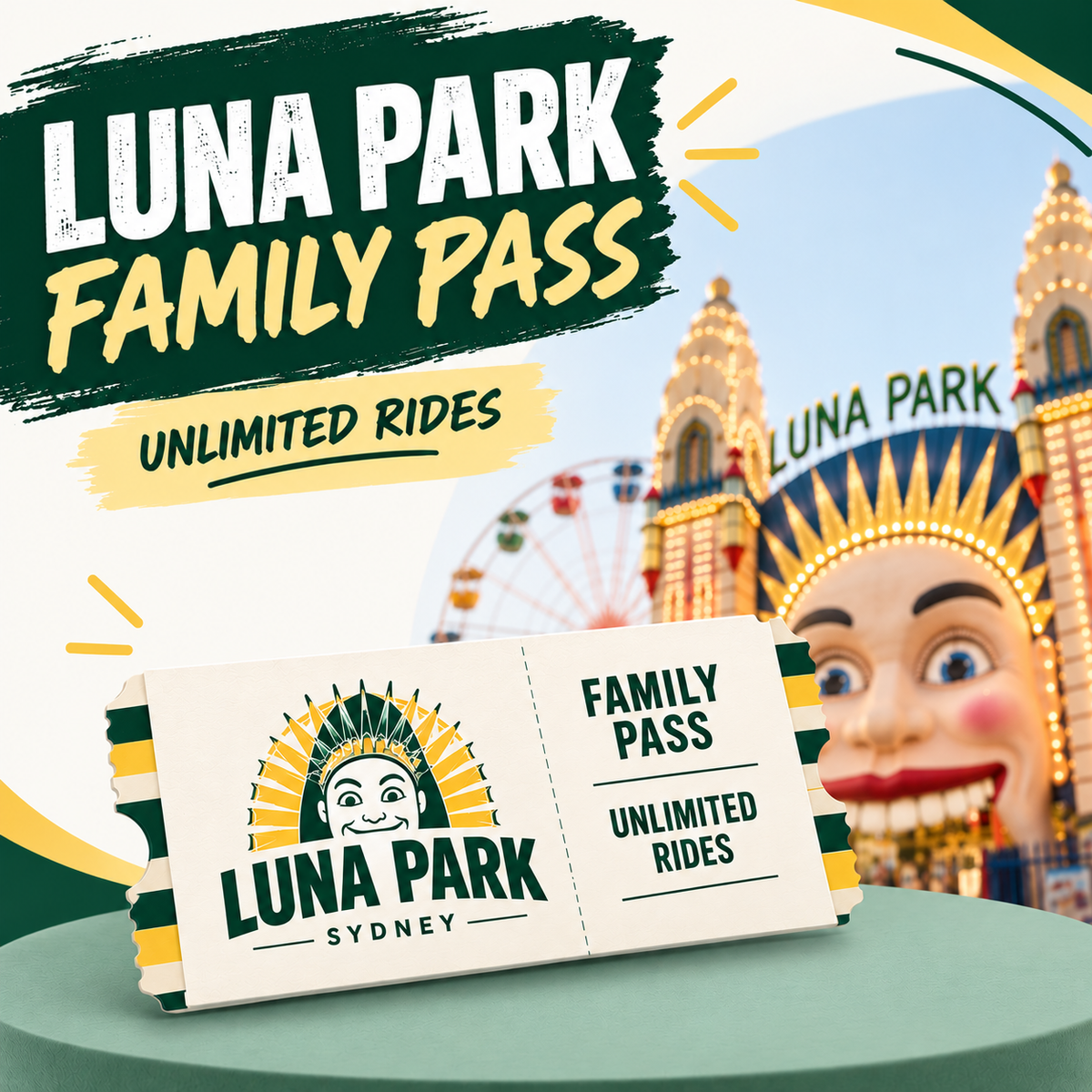 Luna Park Unlimited Rides Family Pass - Hero image