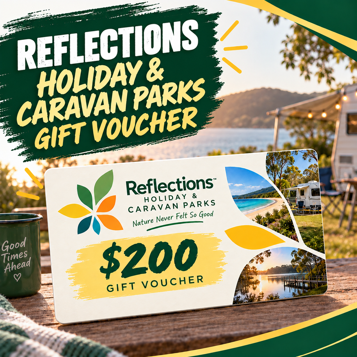 Reflections Holiday & Caravan Park Voucher - Hero image