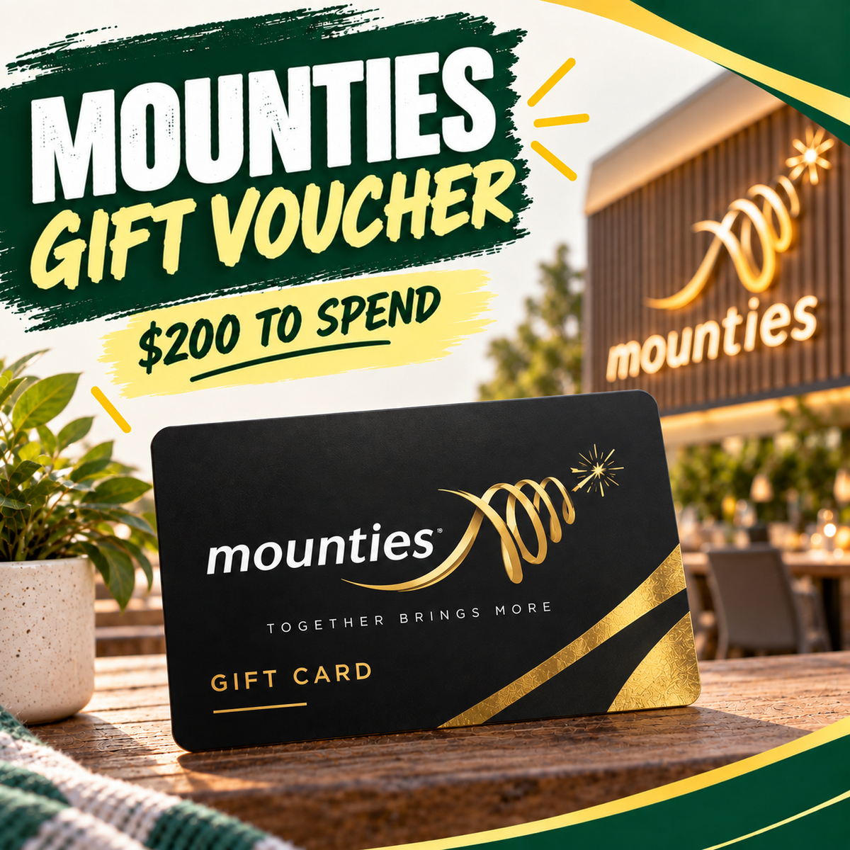 Mounties Gift Voucher - Hero image