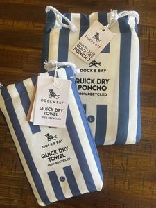 Dock & Bay Large Quick Dry Towel & Adult Hooded Poncho - Hero Image