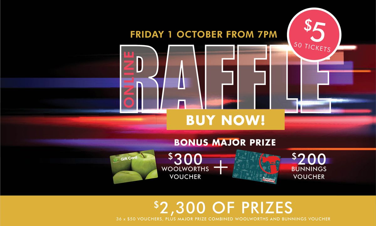 RaffleTix | The Epping Club virtual raffle - Friday 1 October 2021