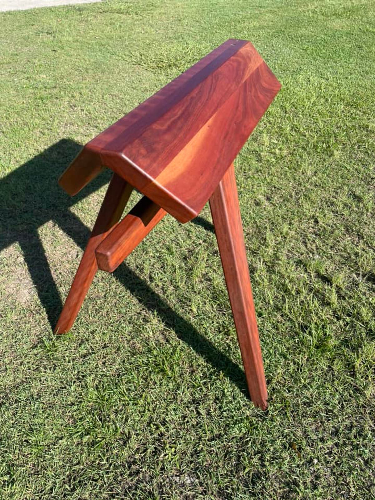 Handcrafted Timber Saddle Stand - Hero image