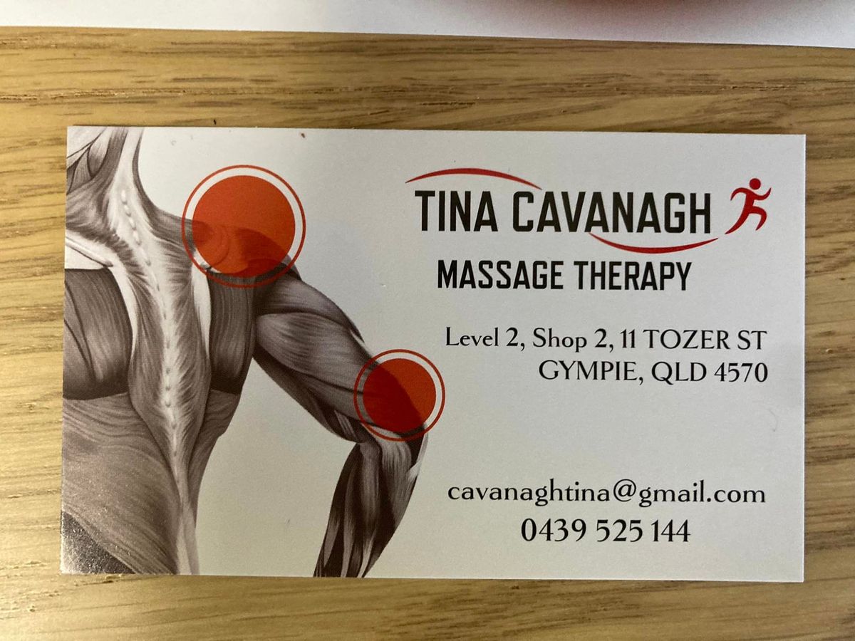 Massage Gift Certificate - Tina Cavanagh Massage Therapy - Hero image