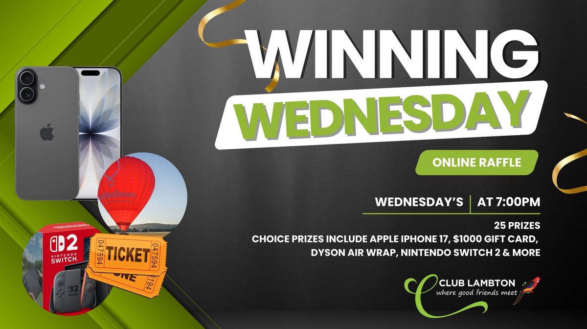 RaffleTix | Winning Wednesday Online Raffle