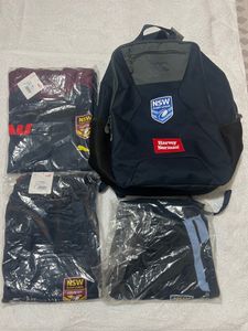 NSW Rugby League Back Pack, NSW Country Jumper and Pants , NSW City Pants - Hero Image