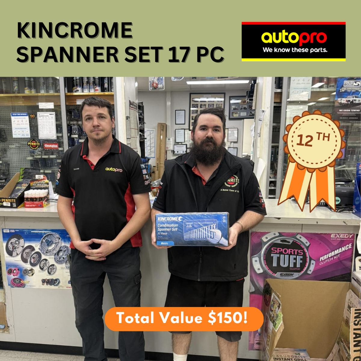 Kincrome Spanner Set 17piece - Hero image