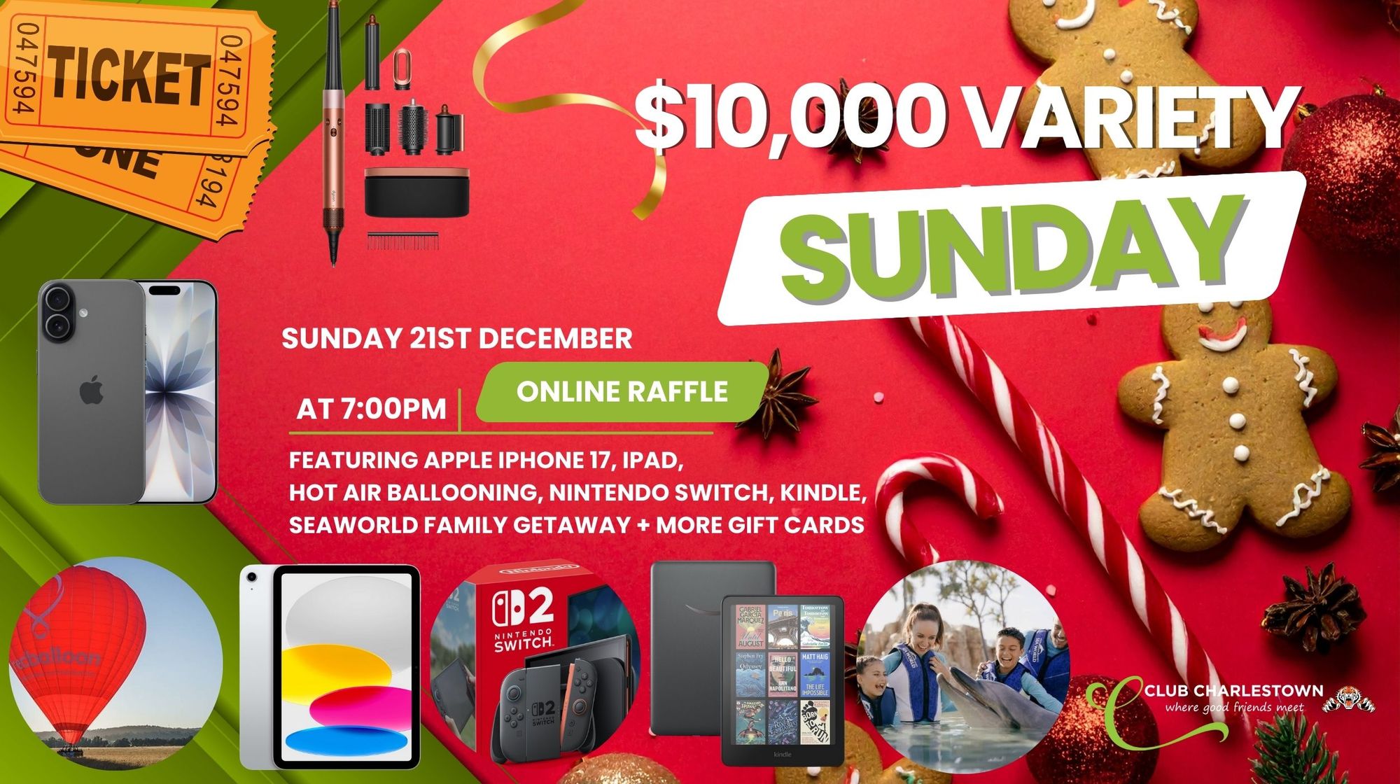 RaffleTix | $10,000 Christmas Variety Online Raffle
