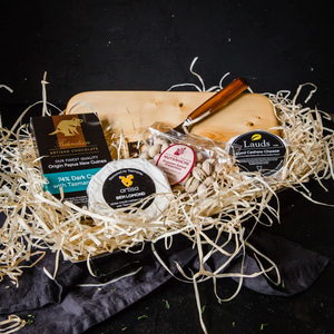 Vegan Cheese with Huon Pine Cheese Board - Hero Image