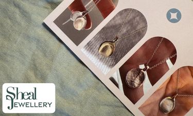 Custom Fingerprint Silver Necklace from Sheal Jewellery - Hero Image