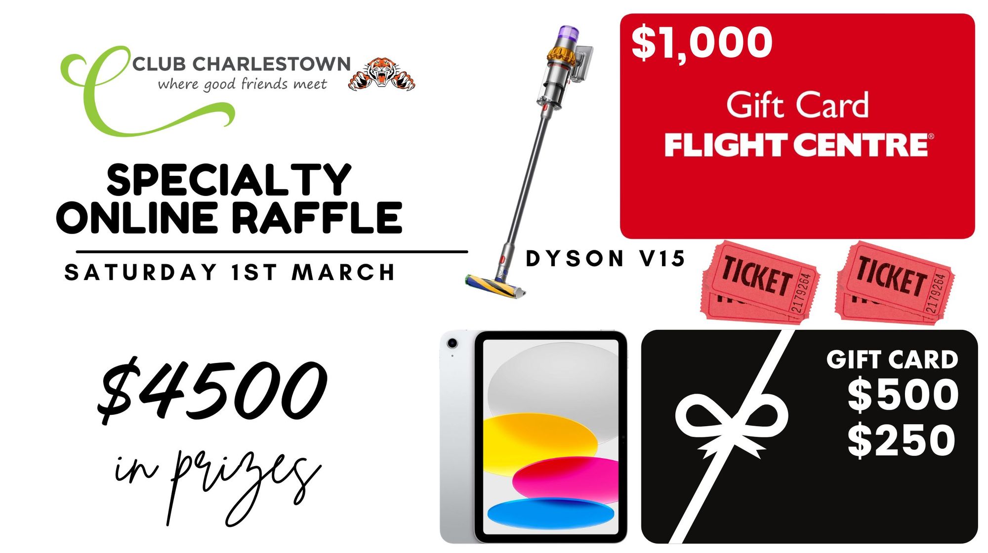 Saturday Specialty Online Raffle