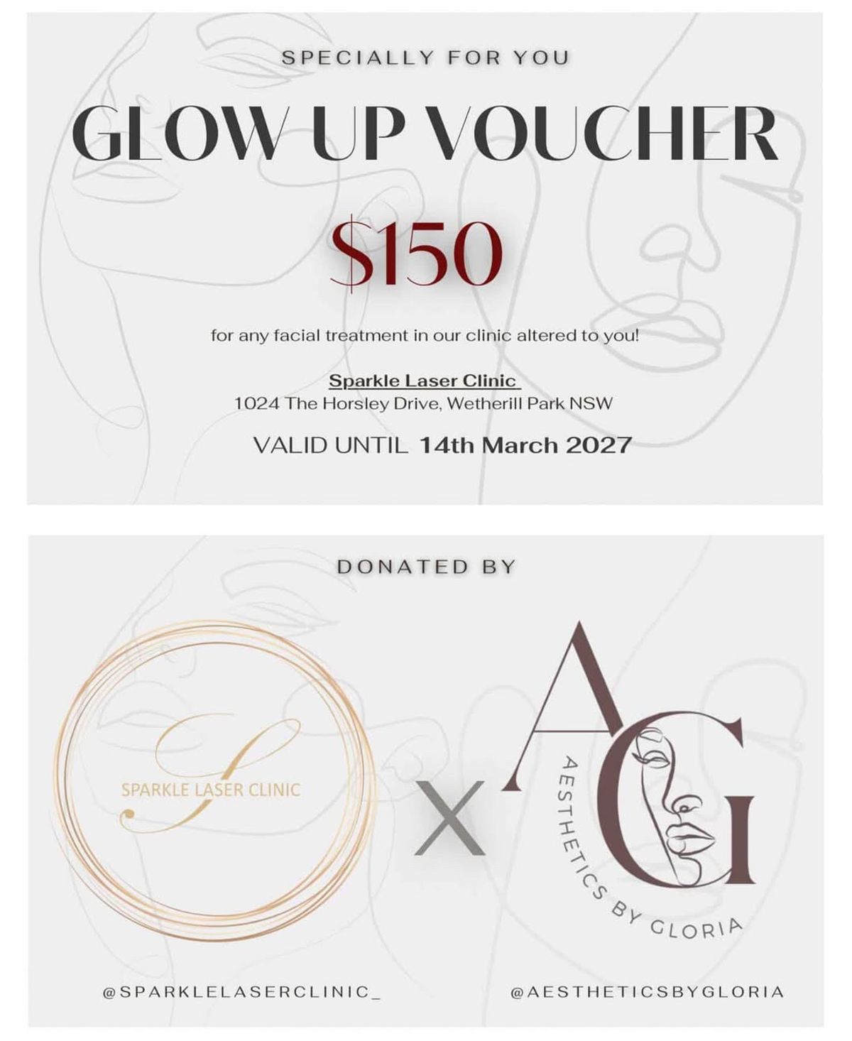 $150 Facial Voucher (1 Year Expiry) at Sparkle Laser Clinic - Hero image