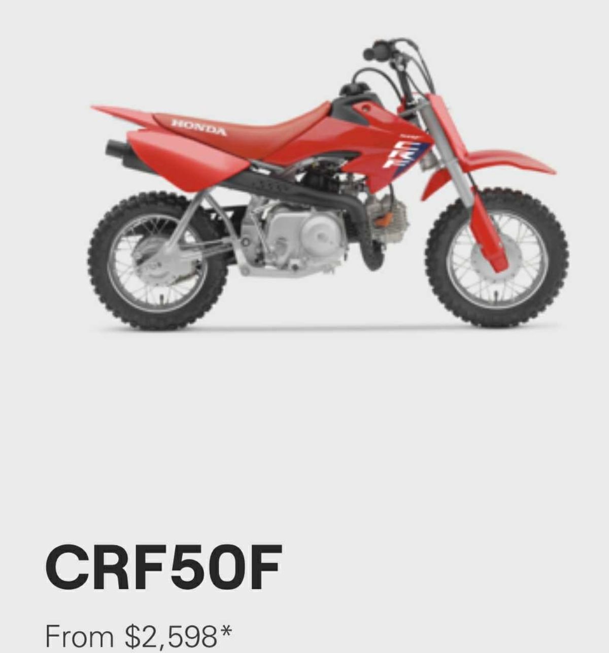 2025 Honda CRF50F -Motorbike - Hero image