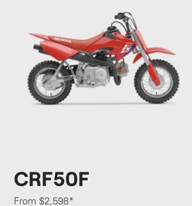 2025 Honda CRF50F -Motorbike - Hero Image