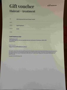 Haircut & Treatment Gift Voucher - Hero Image