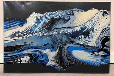 Acrylic Painting - Waves - Hero Image