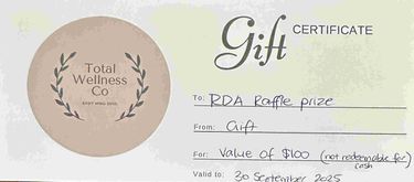 $100 Gift Card - Total Wellness Co (Yoga/Massage/Reiki etc.) - Hero Image