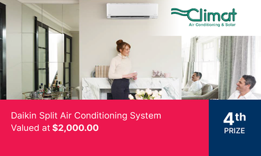 Daikin Split Air Conditioning System - Hero Image