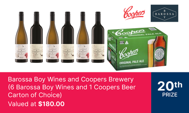 Barossa Boy Wines and Coopers Brewery Pack - Hero Image