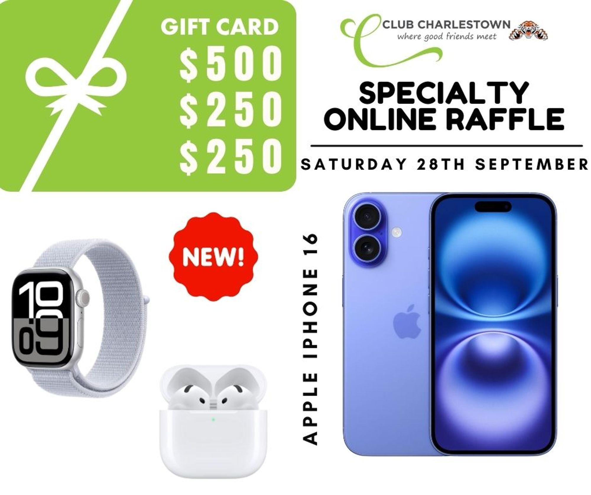 Saturday Specialty Online Raffle