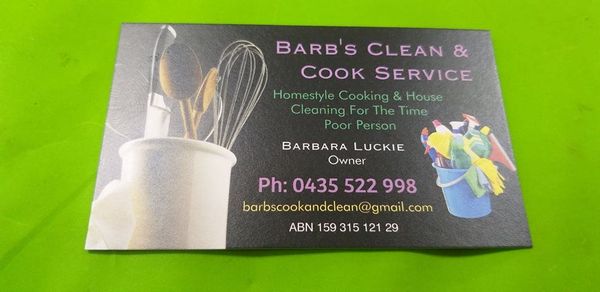 Barb's Clean & Cook Service