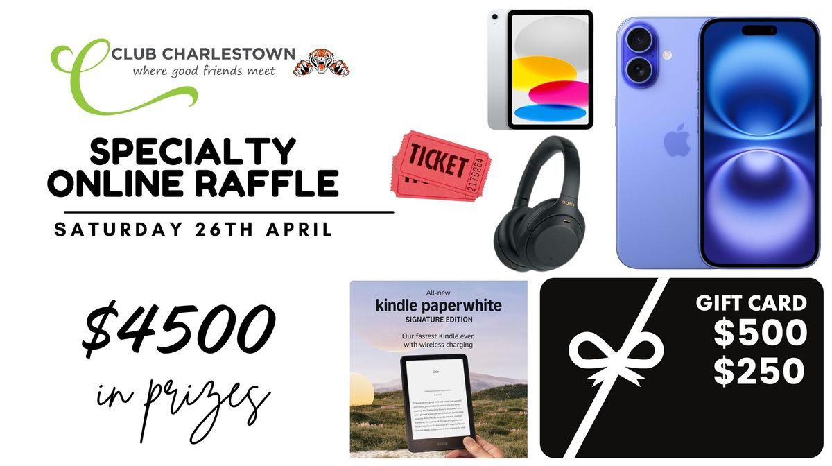 Saturday Specialty Online Raffle