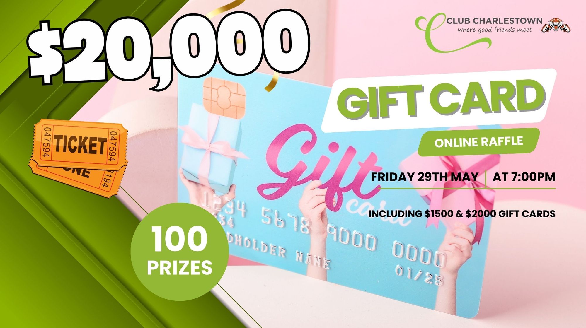 Gift Card Raffle Add RaffleTix | $20,000 Gift Card Online Raffle