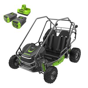 GREENWORKS  Electric 60V All-Terrain 2-Seater Youth Go-Kart - Hero Image