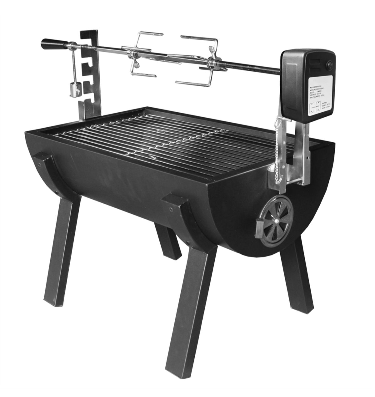Jumbuck Novo Small Charcoal Spit Roaster with Accessories - Hero image
