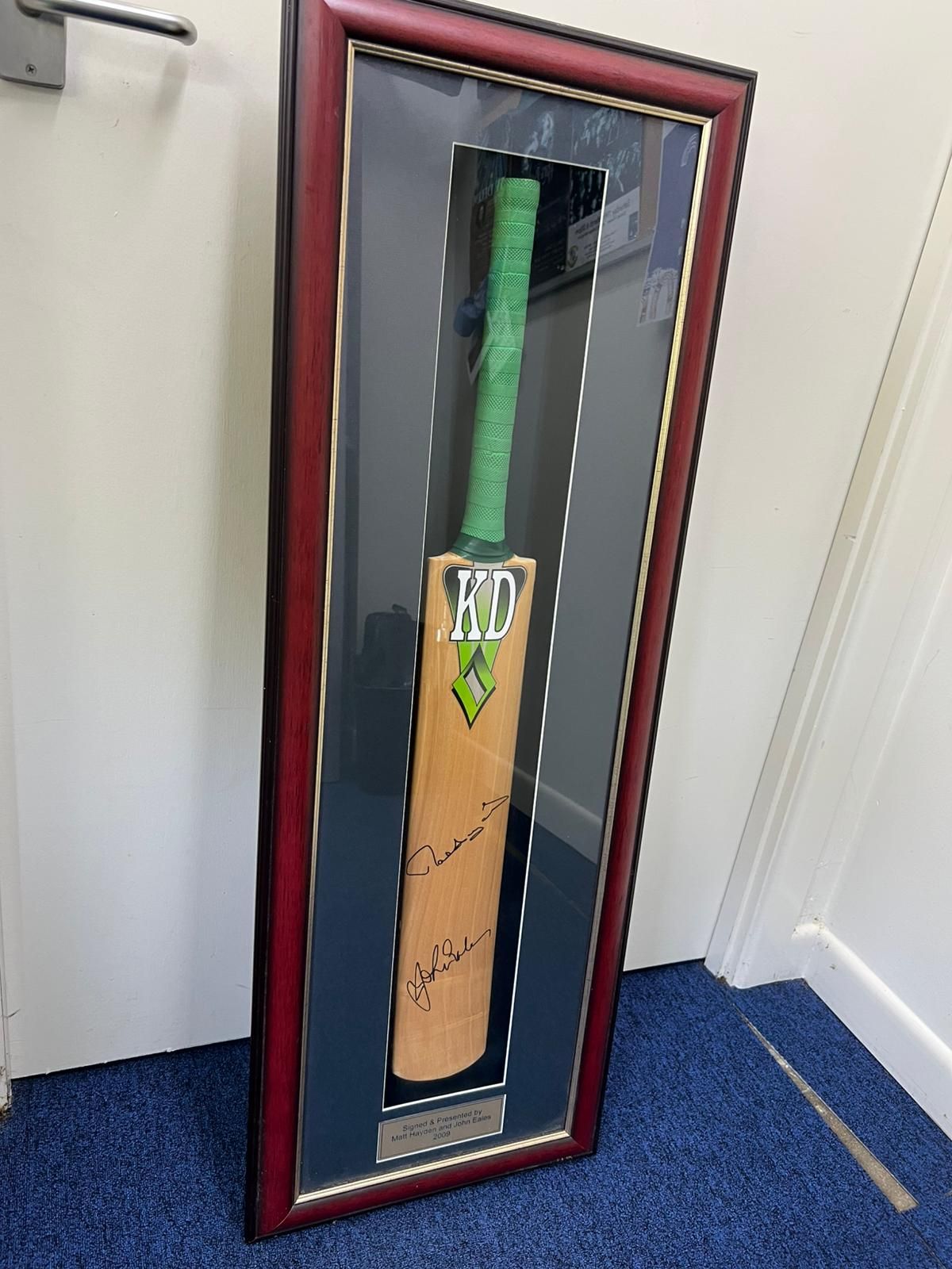 Signed 2009 Aussie Legend Cricket Bat - Hero image