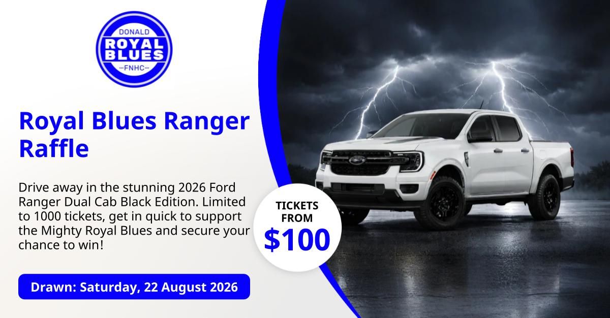 Ryl Raffle RaffleTix | Royal Blues Ranger Raffle