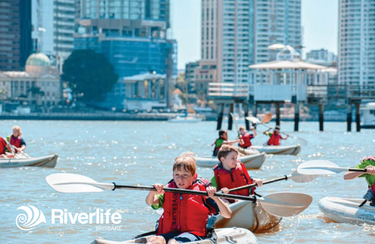 Family Kayak Along the Brisbane River with Riverlife - Hero Image
