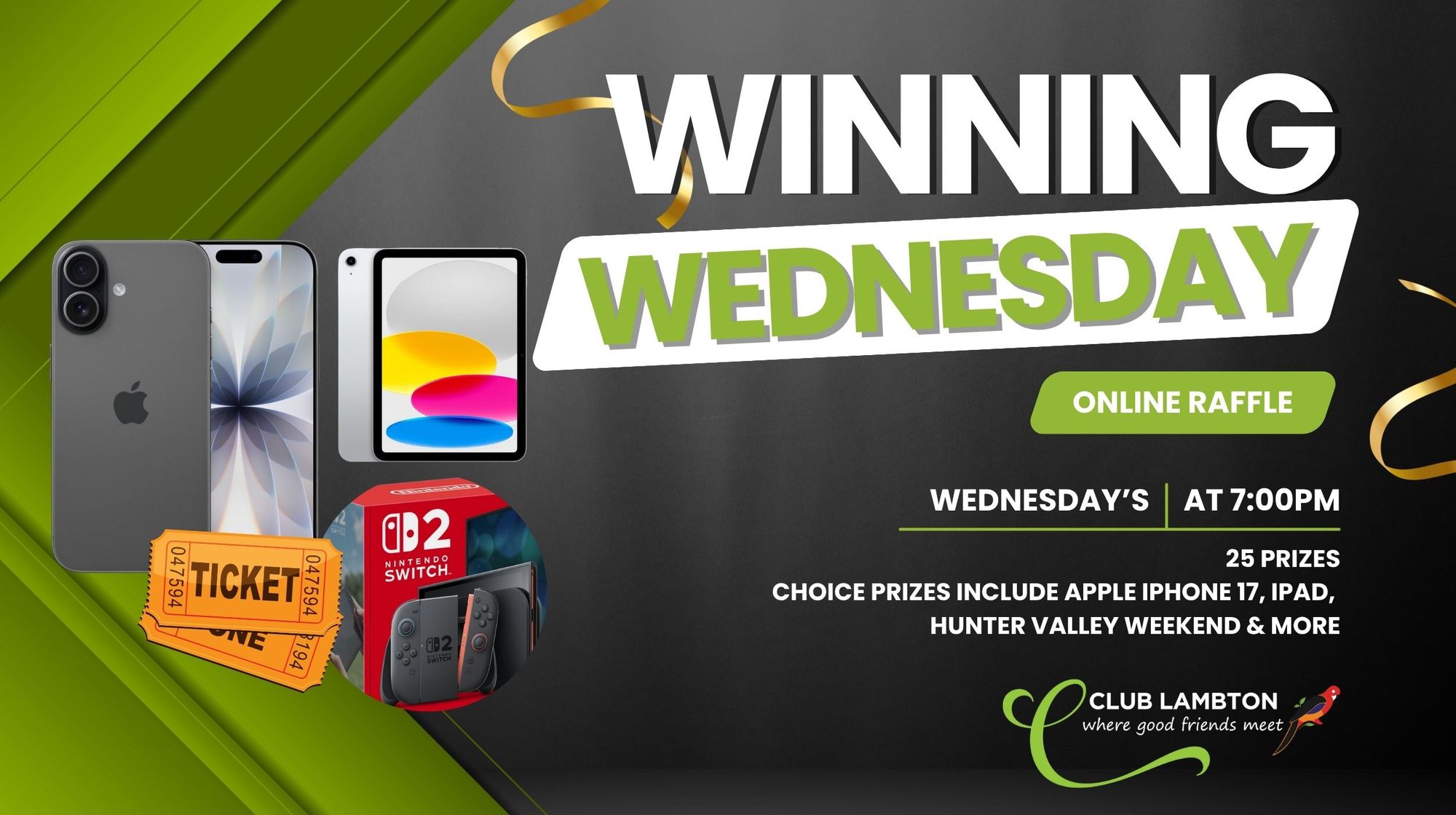 Weekly Raffle Winners RaffleTix | Winning Wednesday Online Raffle