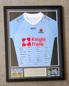 Women's Waratah's 2024 Framed Jersey signed by the Premiership Winning Team - Hero Image