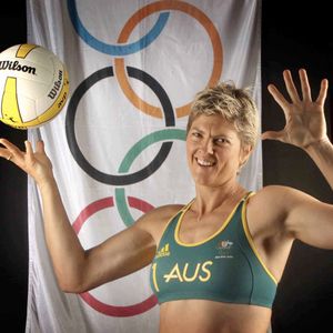 Volley Ball signed by Gold Medalist Natalie Cook OAM - Hero Image