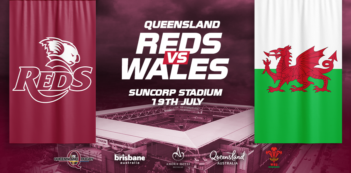 2 x Tickets to Queensland Reds vs. Wales - Hero image