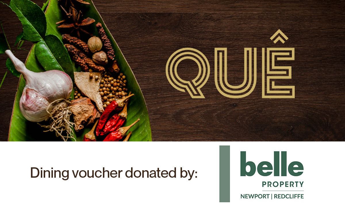 Que Dining Voucher kindly donated by Belle Property - Hero image