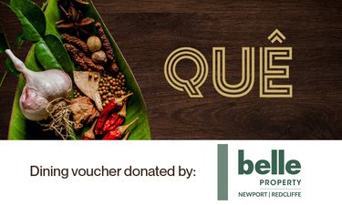 Que Dining Voucher kindly donated by Belle Property - Hero Image