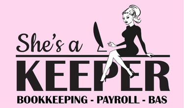 She's A Keeper - Logo