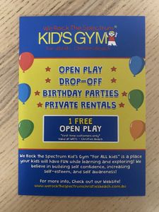 One Free Open Play Session at We Rock the Spectrum - Hero Image