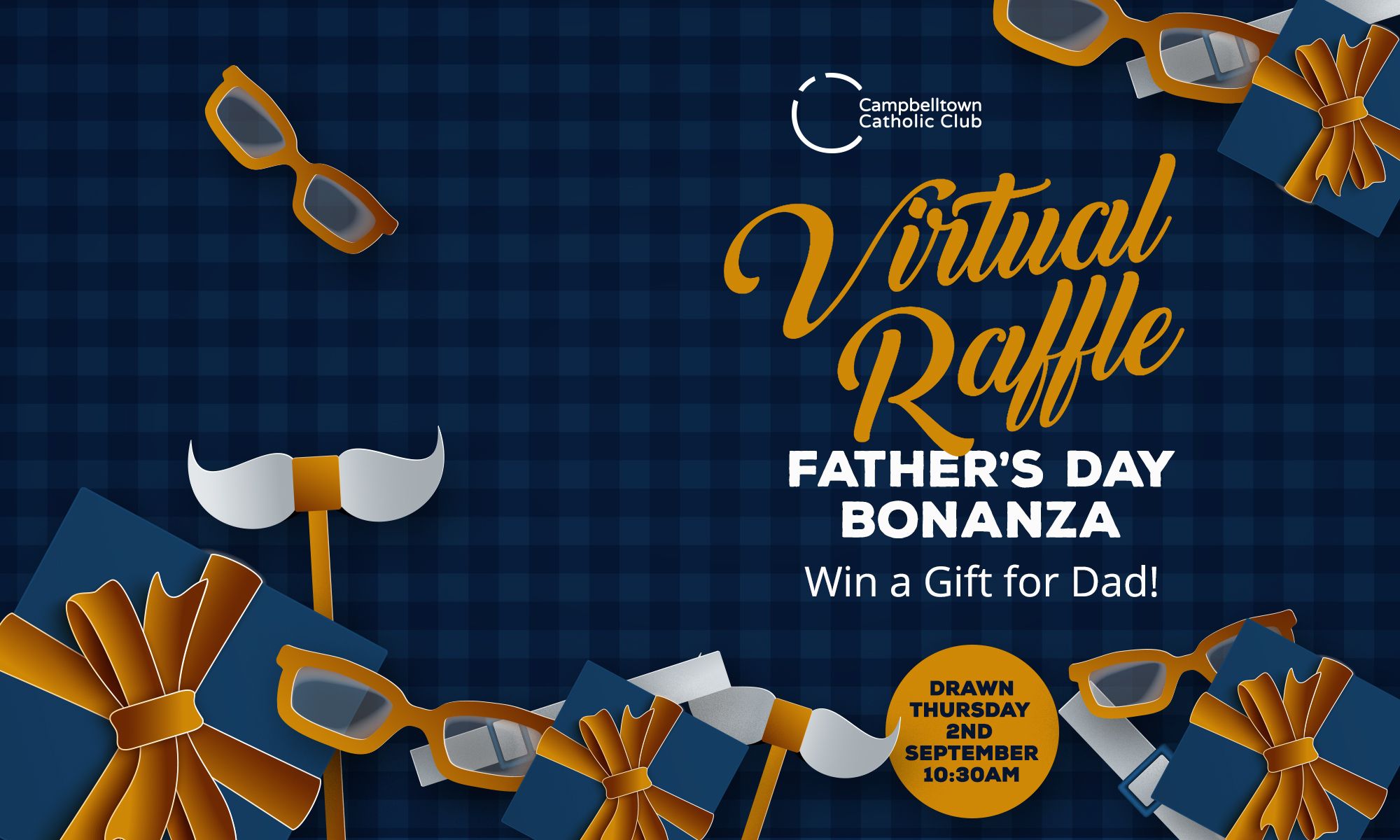 Father's Day Raffle Sign $5,000 Father's Day Virtual Raffle